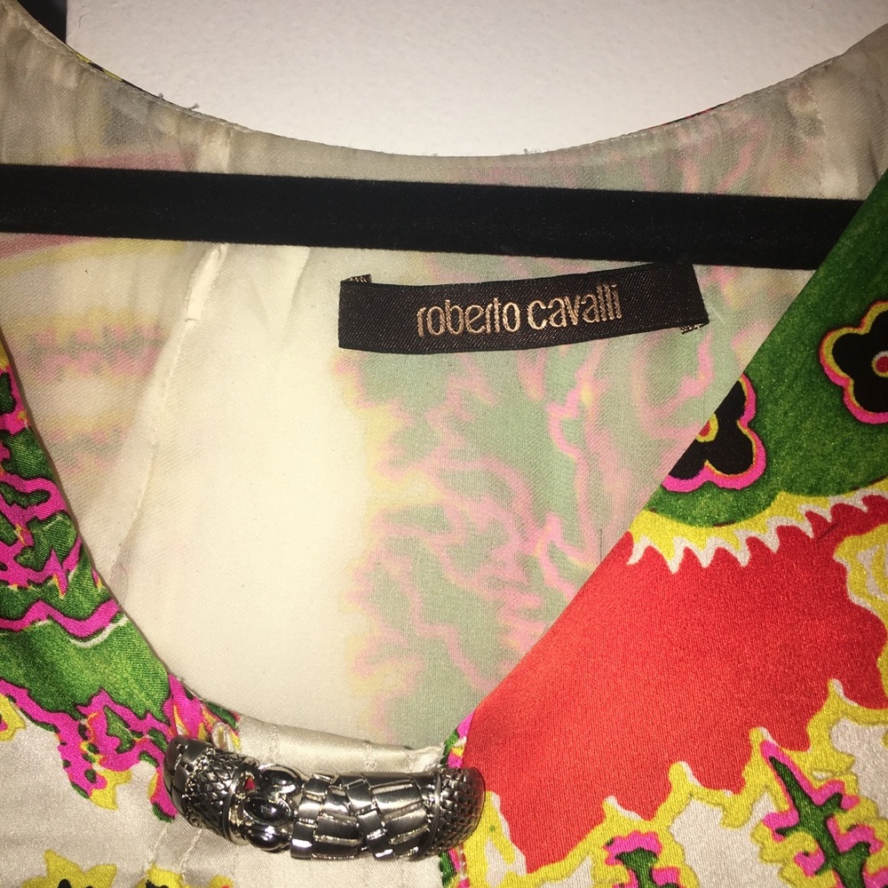 Colorful Silk Blouse